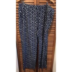 Sonoma Womens Size XXL Blue Shooting Star Sleepwear Lounge Pant Pajama PJ Bottom
